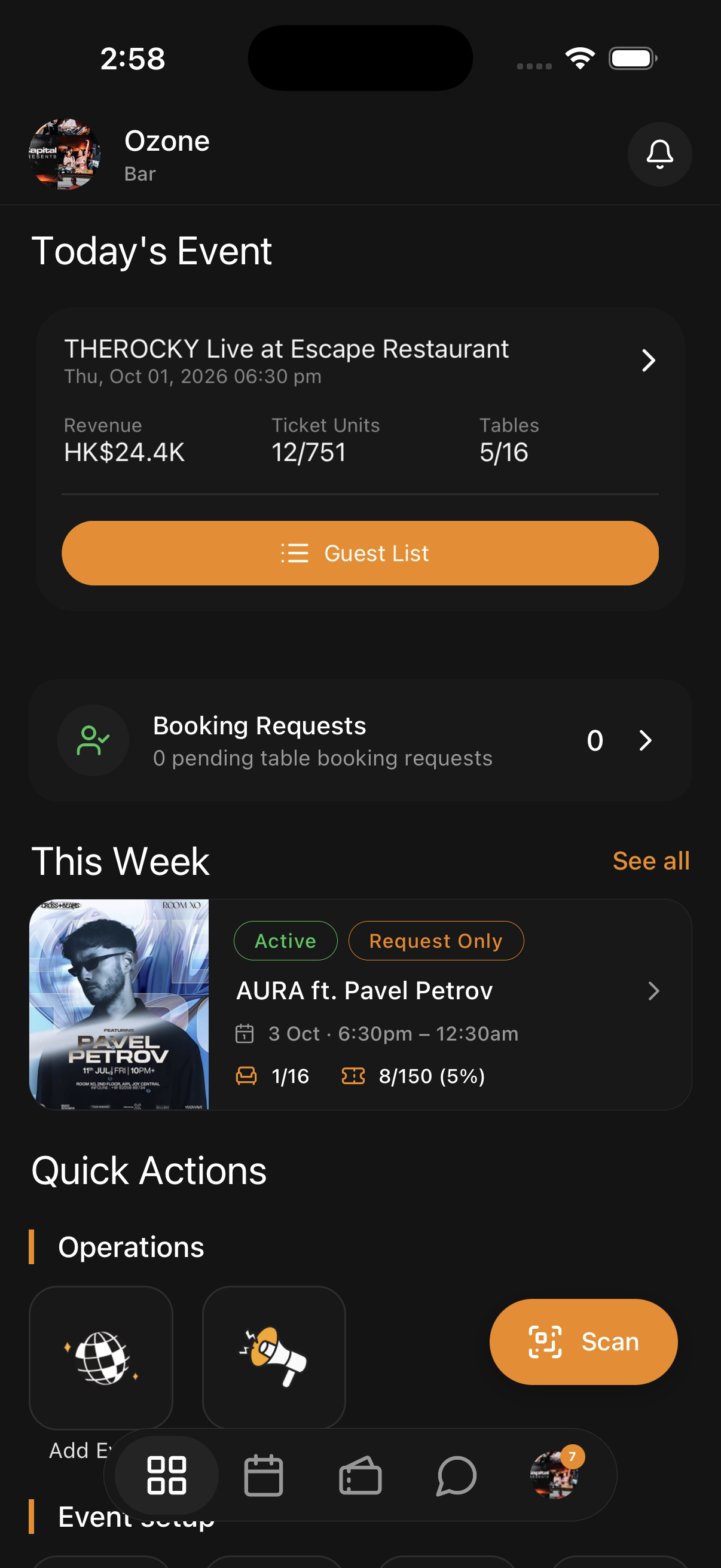 Smart club dashboard Smart club dashboard